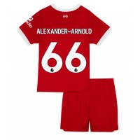 Fotballdrakt Barn Liverpool Alexander-Arnold #66 Hjemmedraktsett 2023-24 Kortermet (+ Korte bukser)